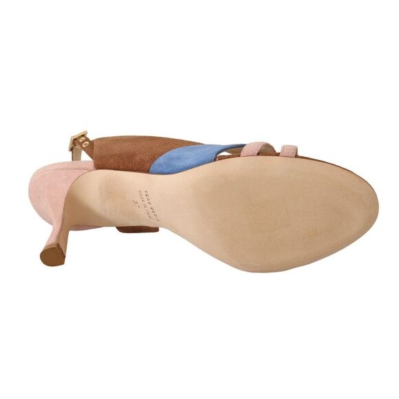 GIA COUTURE Slingback Sandals Crisscross Straps Women Multicolor - Picture 3 of 6